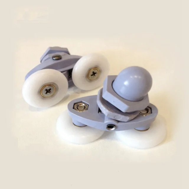 
Plastic Material Glass Sliding Door Double Wheel Shower Roller 