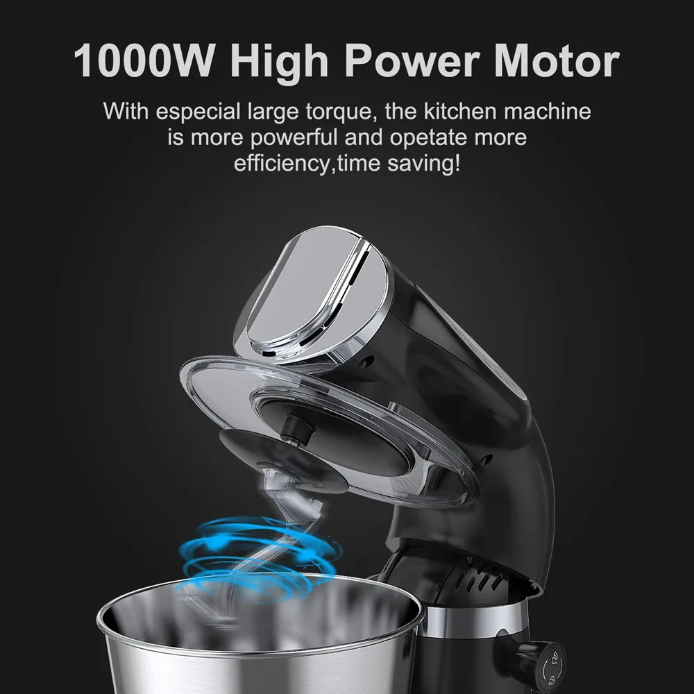 Powerful Digital Control Stand Dough Mixer Stand Mixer With Big Capacity 7L kitchen machine