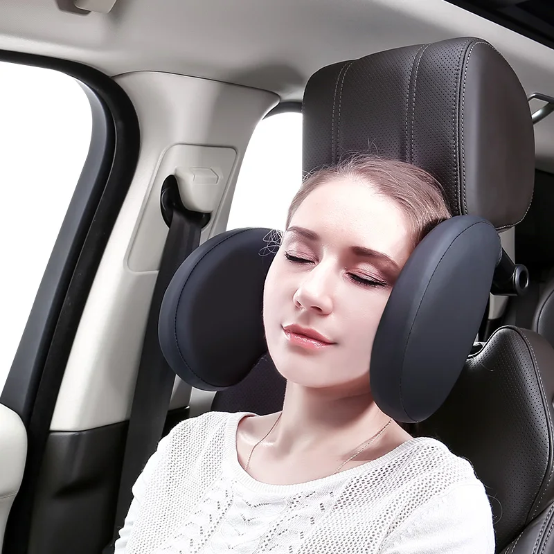 Amazon Car Neck Pillow memory foam 3D headrest  Auto Travel  Kids car neck headrest pillow rest head support car headrest pillow