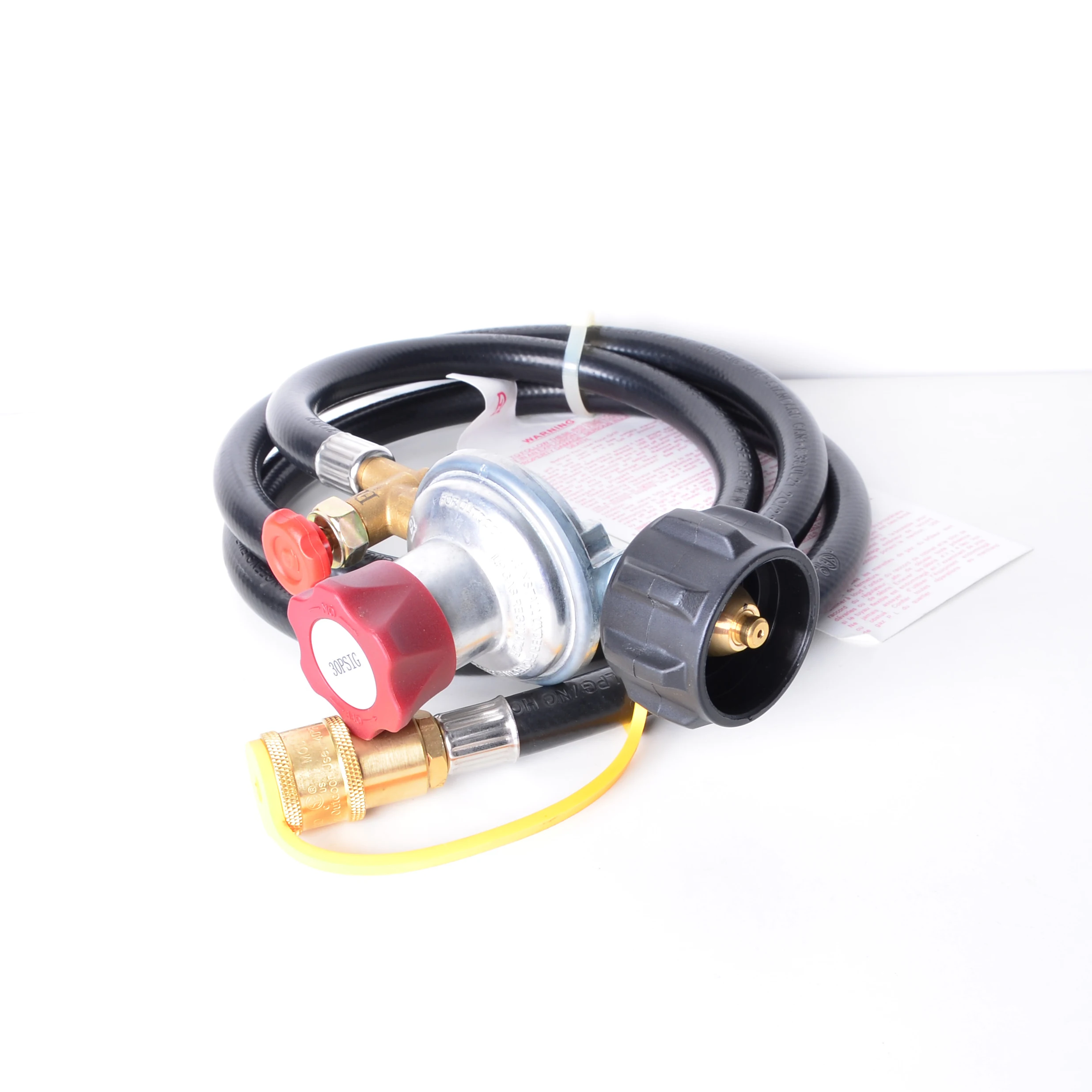 Rubber Mapp hose with pressure gauge