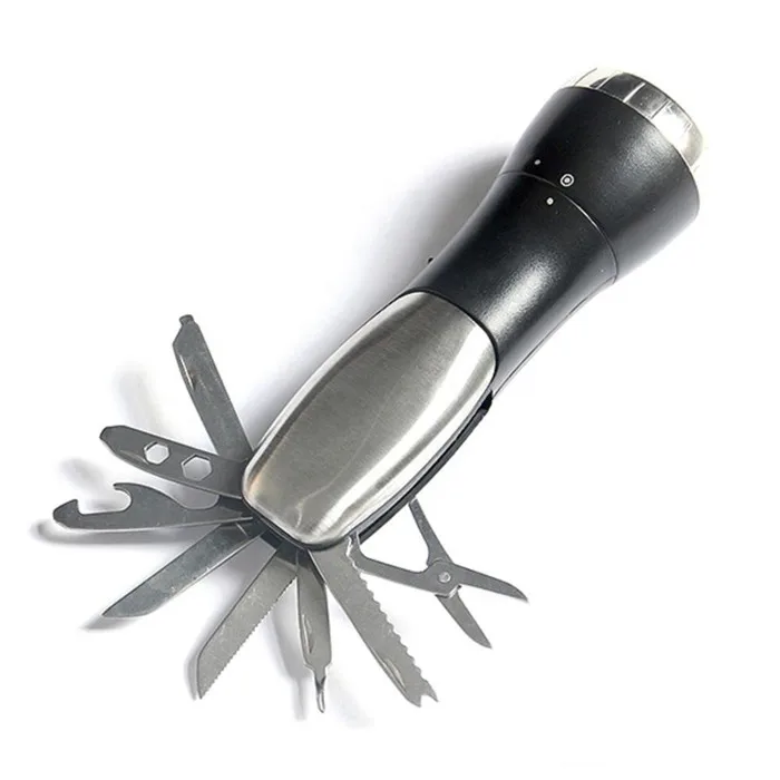 10 IN 1 Multi-Function Tool Flashlight Outdoor Emergency camping hiking Survival multi tool led torch