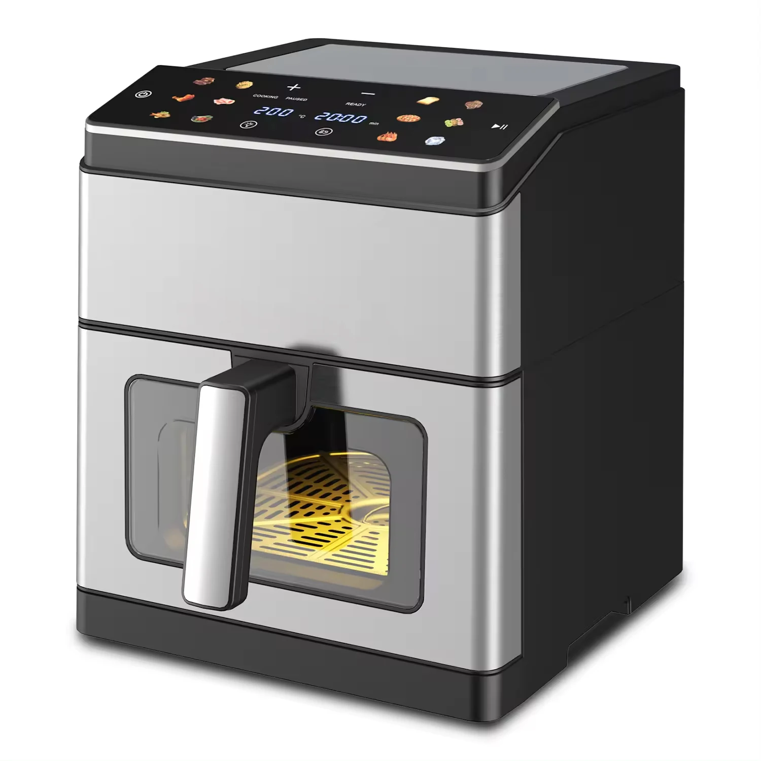 Home kitchen appliances digital smart deep fryer 5.5L 10L electric air fryer oven