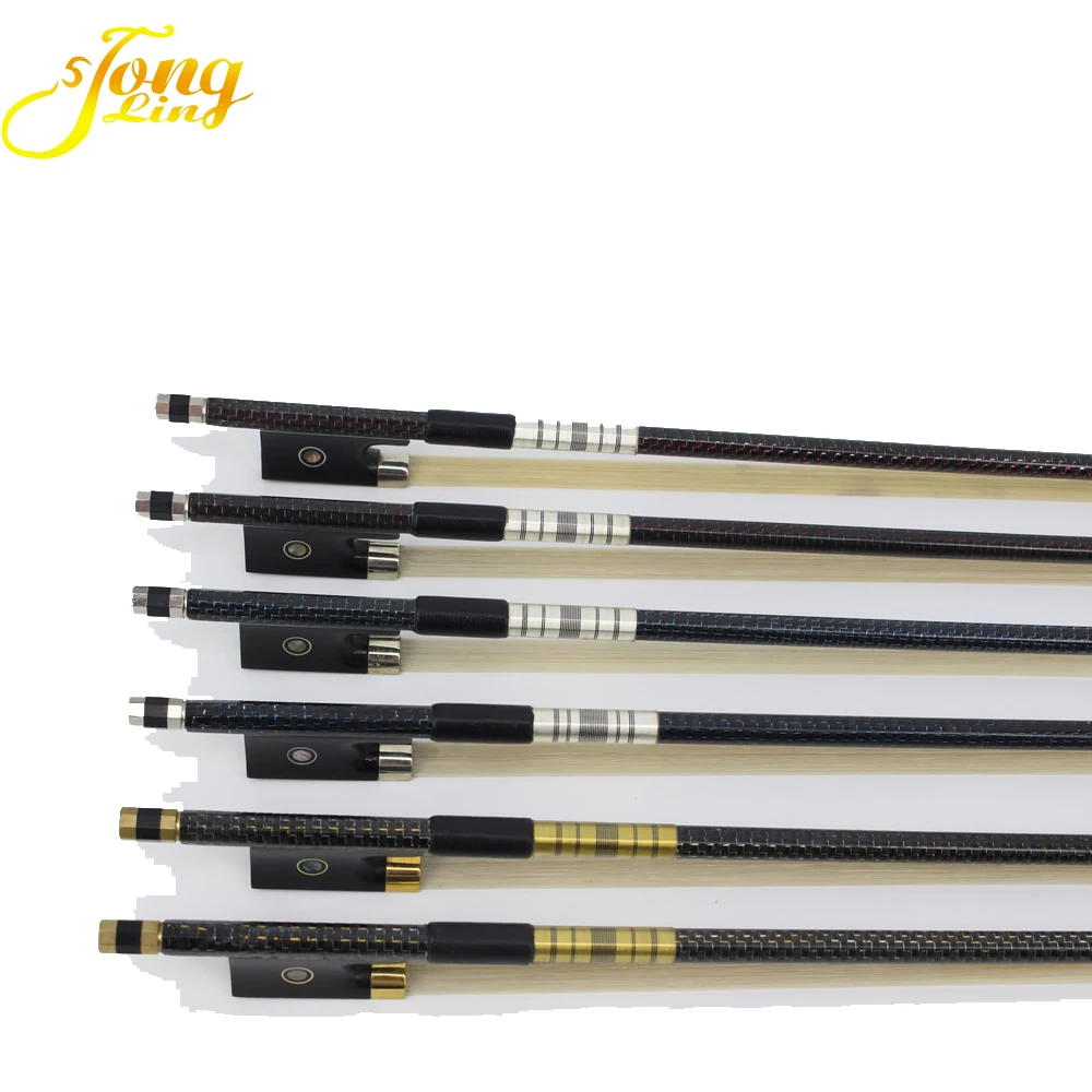 Brazil Wood Stick with Ebony Violin Bow Frogs