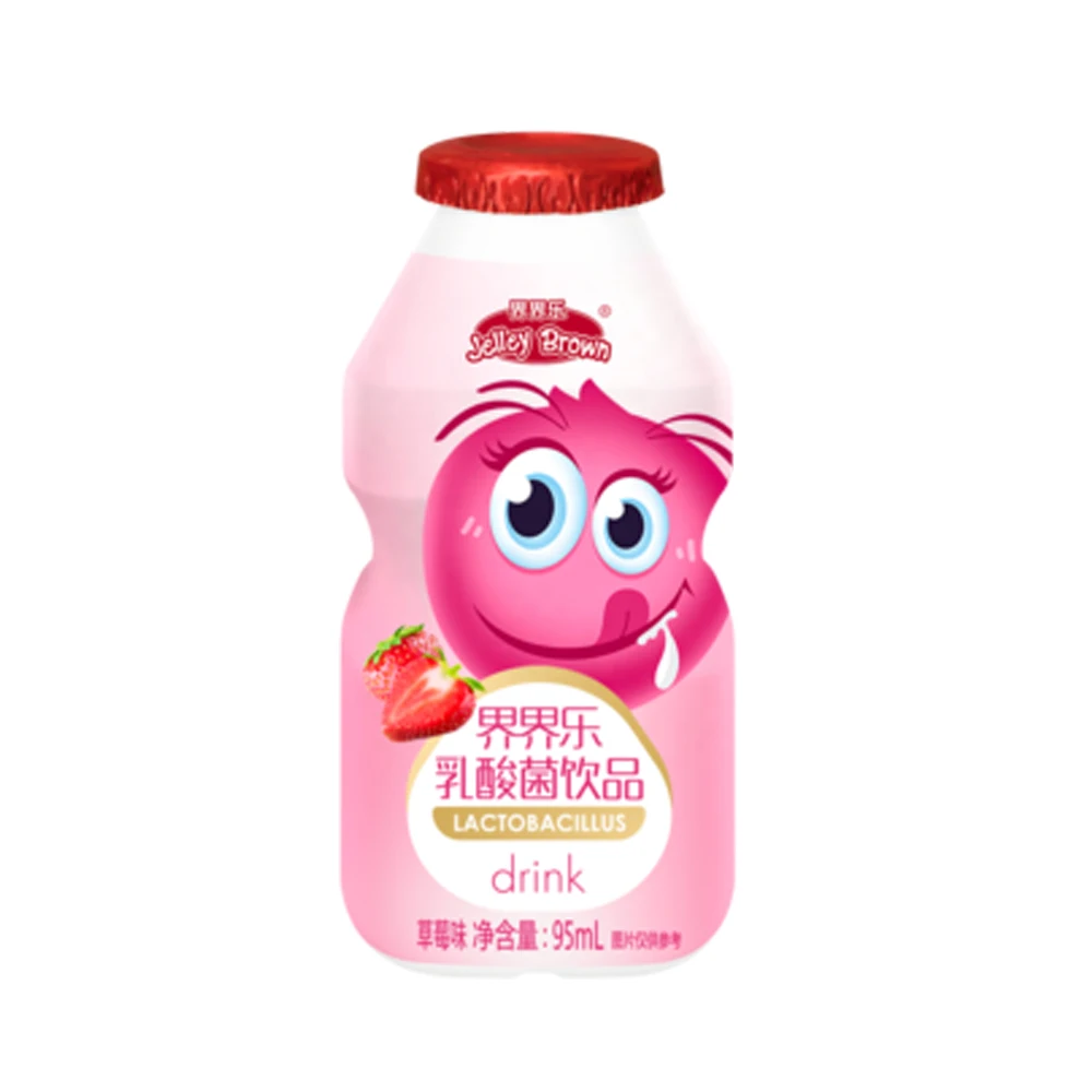Jelley Brown Soft Drink about Five Flavors Lactobacilli Beverage Fermented Milk