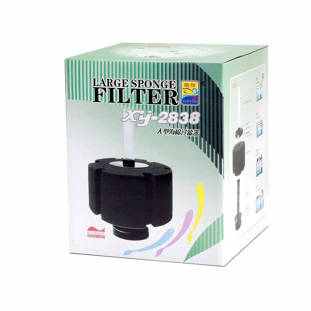 Big pond Large Amount Water Sponge Aquarium Filter XY-2838