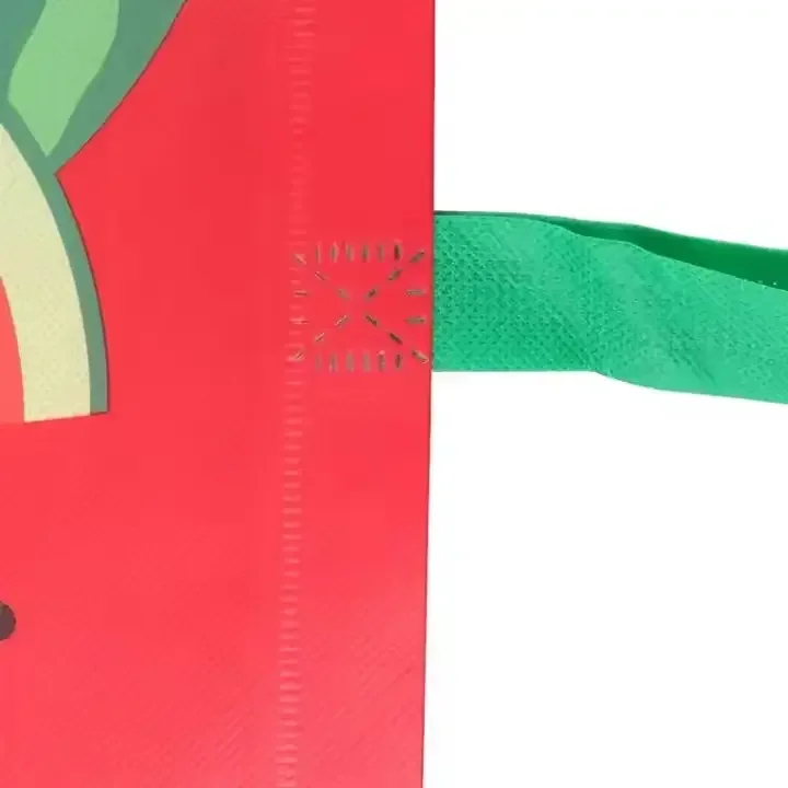 Custom Printed Biodegradable Reusable Foldable  Eco Friendly Non Woven Shopping Bag