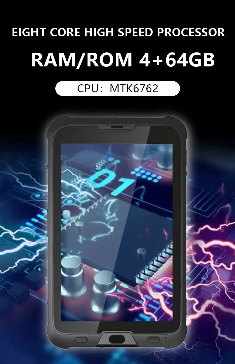 Three proofing tablet Rugged Outdoor Android Industrial Tablet Pc 8 Inch 1920x1200 Ips Screen Dustproof And Waterproof Ip67 Nfc