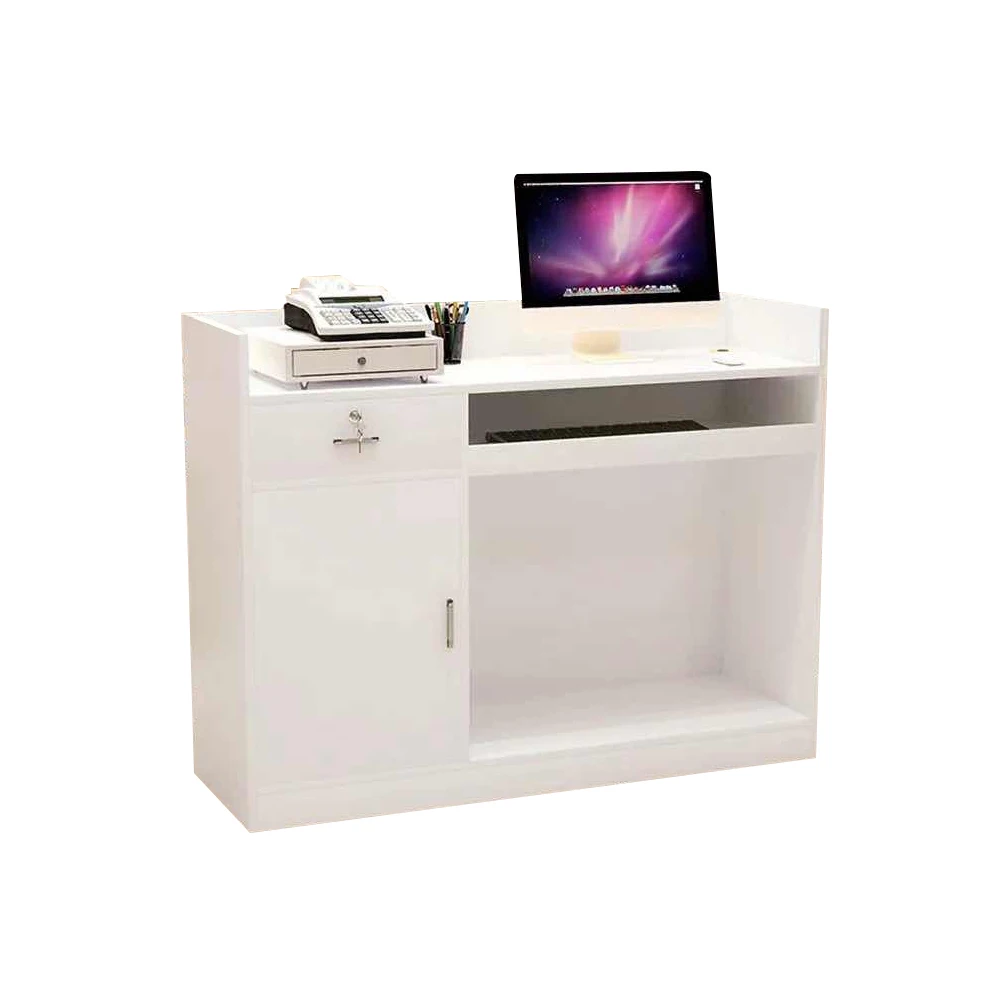 Простая Современная барная стойка кассовый аппарат Небольшой Прилавок магазин одежды Парикмахерская регистрации