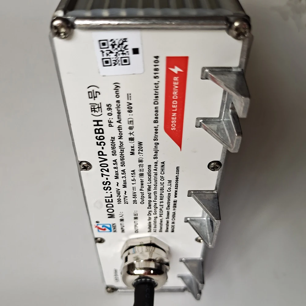 SOSEN 600W 720W Dimmable Led Driver SS-600VP-56BH Led Driver 720W SS720VP56BH