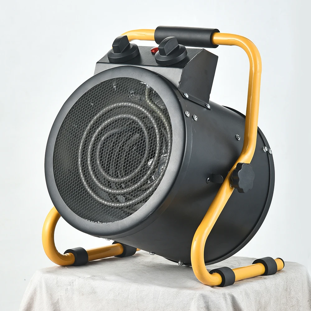 Low Noise Fast Heating Industrial Automatic Portable Waterproof Ptc Ceramic Warm Air Blower 5kw 220v Electric Fan Heater