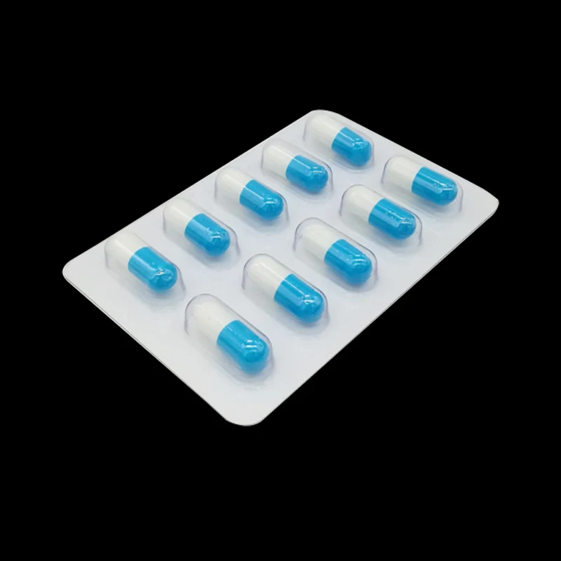 trays vacuum cavity Packing clear Blister sheets Customized Pvc Capsules Packaging Blister sheets