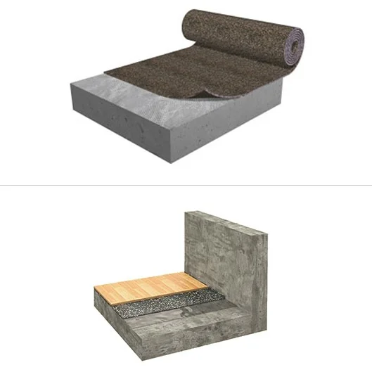 Good Quality sbr rubber acoustic rubber underlay flooring mat