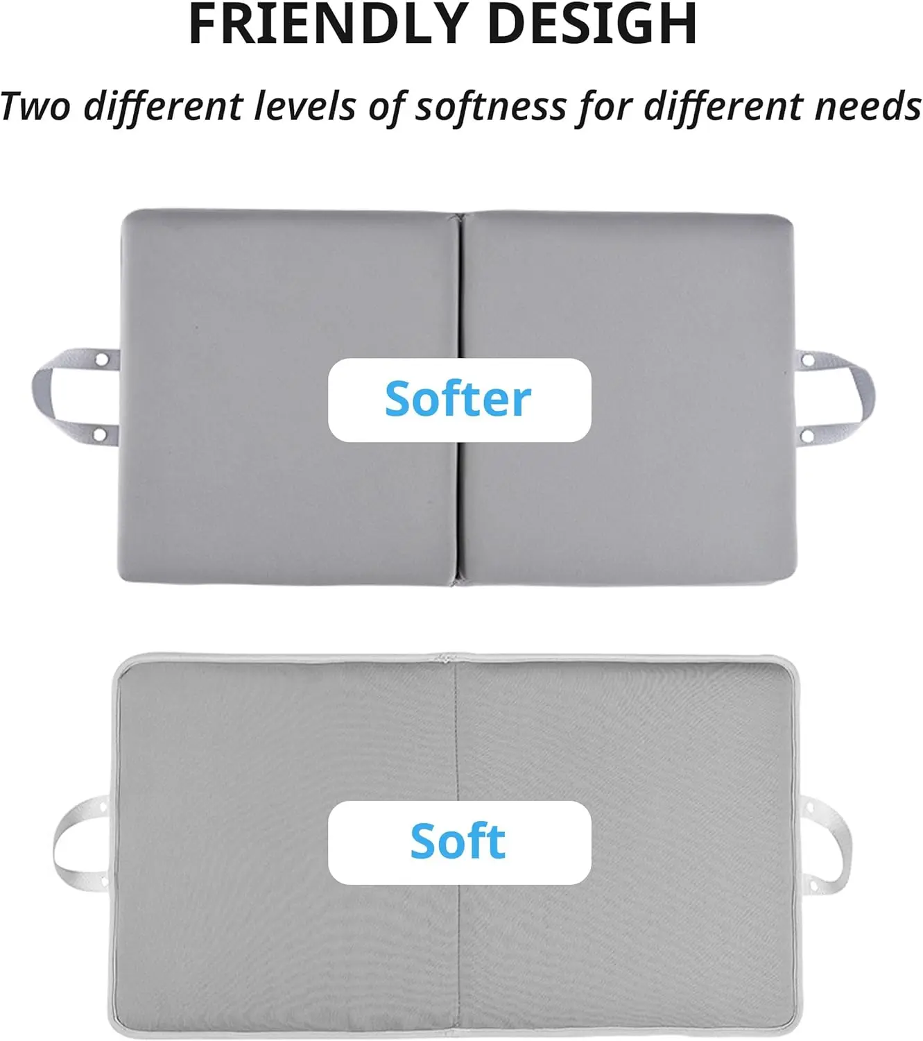 Extra Thick Memory Foam Kneeling Cushion Pad- Garden Kneeler for Gardening Bath Kneeler for Baby Bath Knee Mat for Work