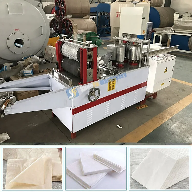 small fully automatic tissue napkin paper towel production making machines napkins for home business