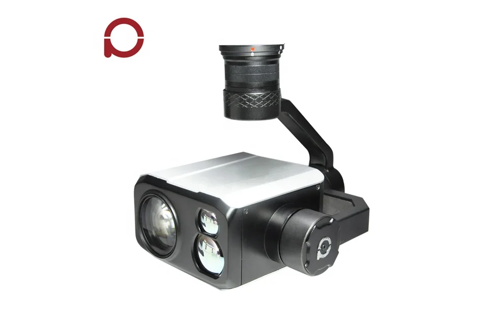 
3 axis 30x Optical Zoom Camera Gimbal Payload for UAV / Drone with Laser Rangefinder and GPS Coordinate Resolving 