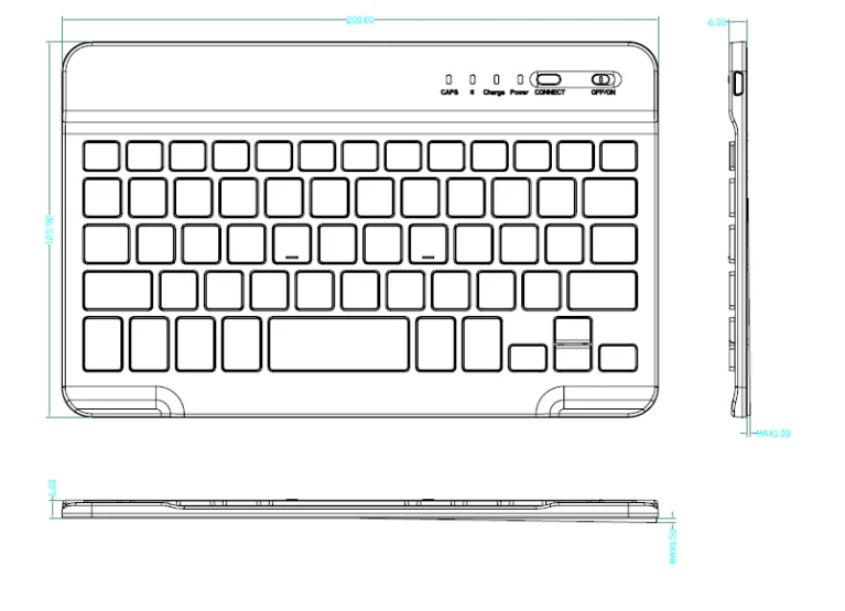 OEM desktop computer ergonomic smart office pc 2.4g usb wireless keyboard gaming mini keyboard