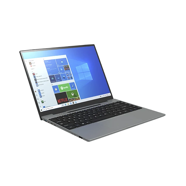 Great Asia New Design 14 Inch Wd10  Quad Core Notebook Computer Office 4GB+64GB IPS Laptops
