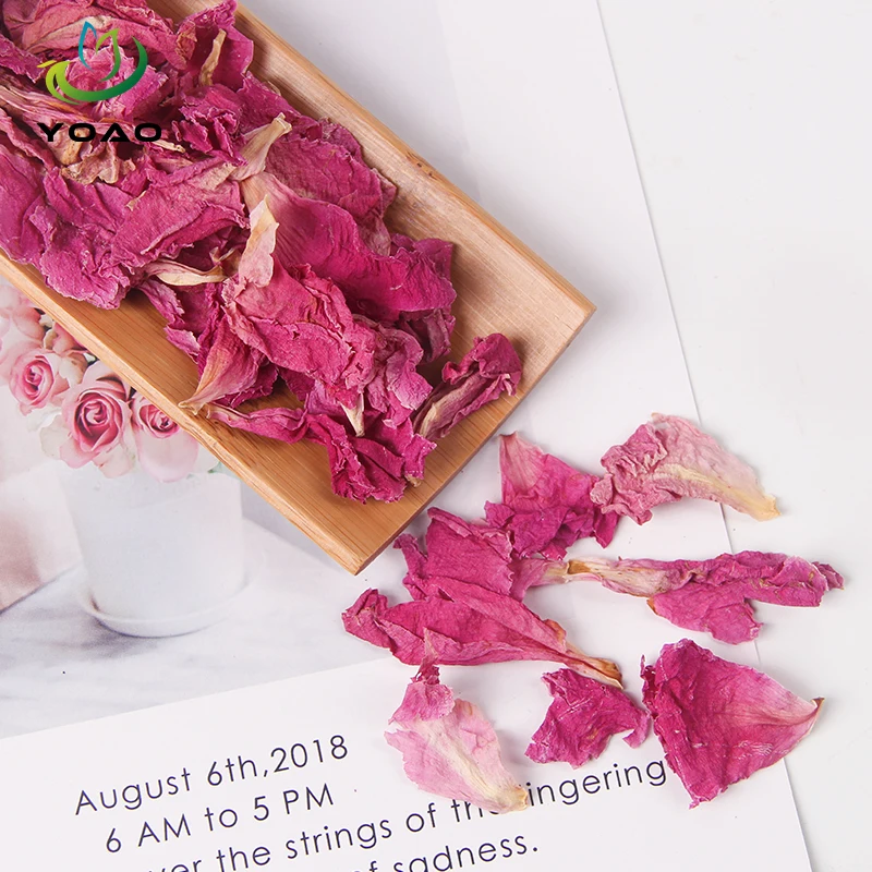 Pink Color Flowers Flakes Organic Herbal Chinese Traditional Dried Peony Flower Petals for Decoration Soap Tea Flowers
