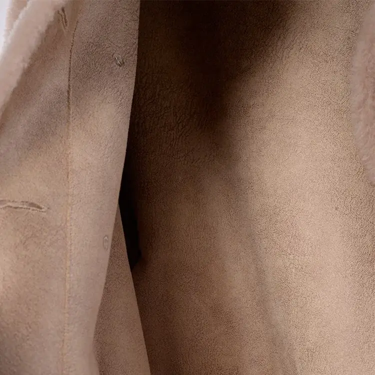 Jtfur Latest Luxury Autumn Winter Sheepskin Leather Fur Shearling Coat Women Jacket Fur Coats for Woman