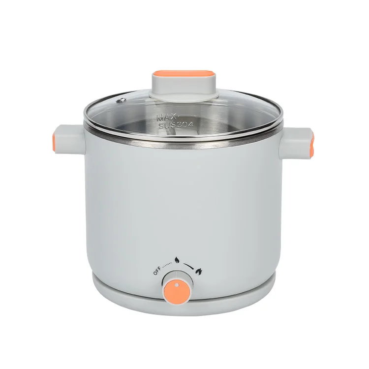 Factory Wholesale Family 1.5L New Plastic PP&ABS Hot Sale Multifunction Electric Cooker Hot Pot