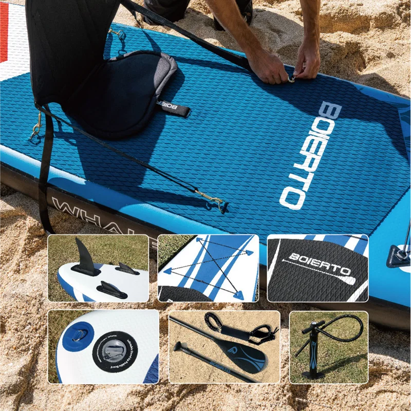 New 10 OEM Drop Shipping Stand Up Paddle Board Surf Inflatable Fin Sup Fish Surfboard Fishing Foldable Adult