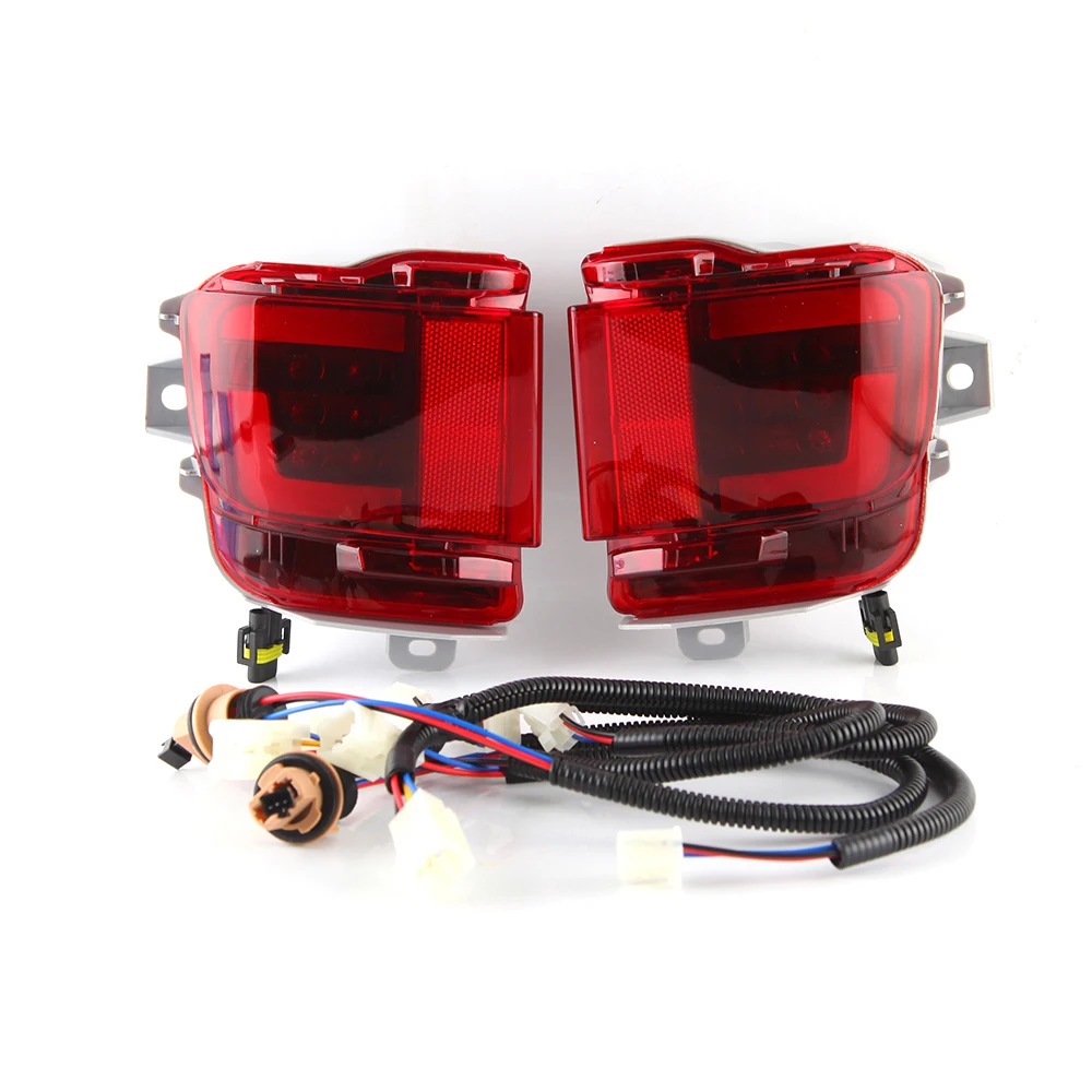 Кин оптовая продажа красная крышка авто задние фары для Land Cruiser 2016-2020 дальнего света задние тормоза лампы светодиодные задние отражатели предупредительный световой сигнал