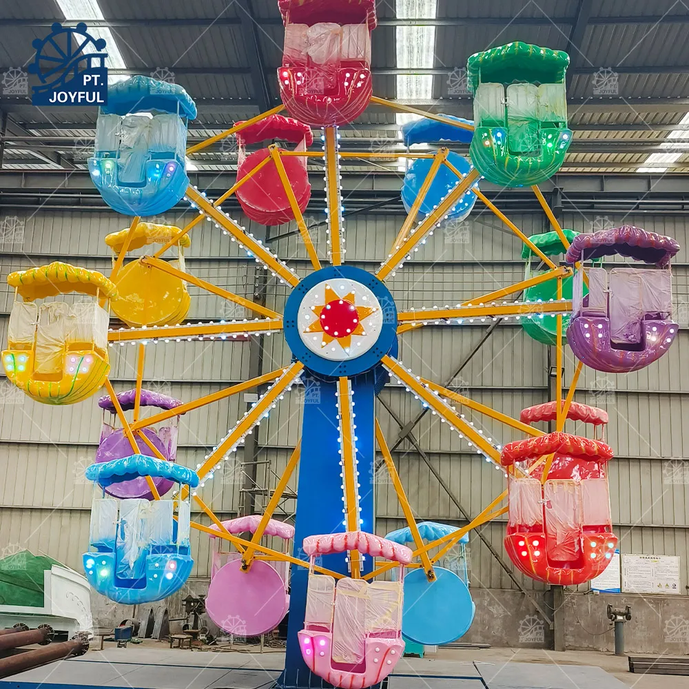In Stock Now Small Amusement Rotatable Rides Double Side Kids Mini Ferris Wheel for Sale