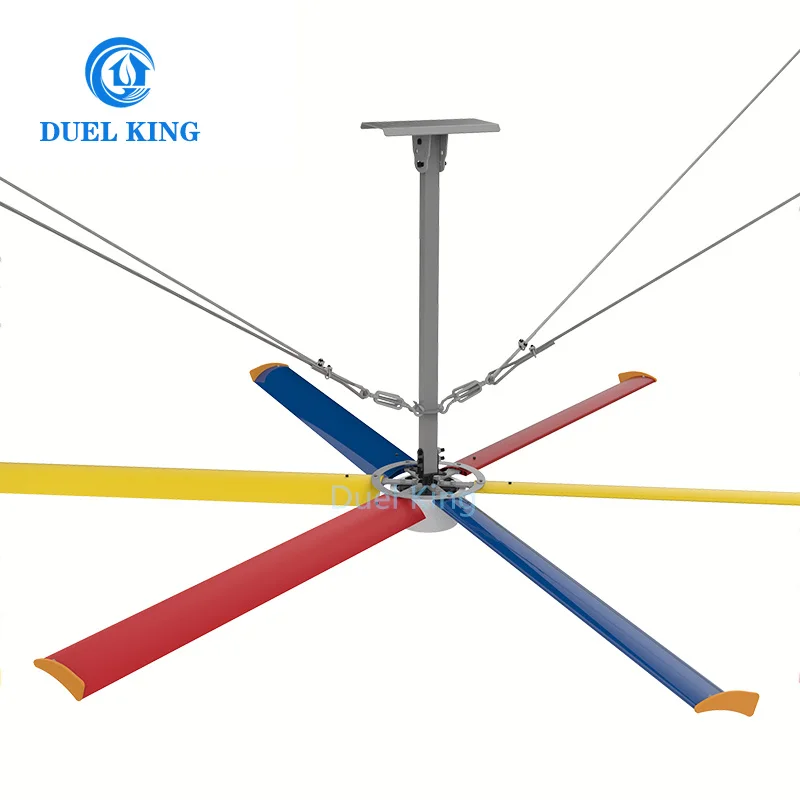 Natural wind 15ft 4.5m gym big fan gearless  giant hvls fan
