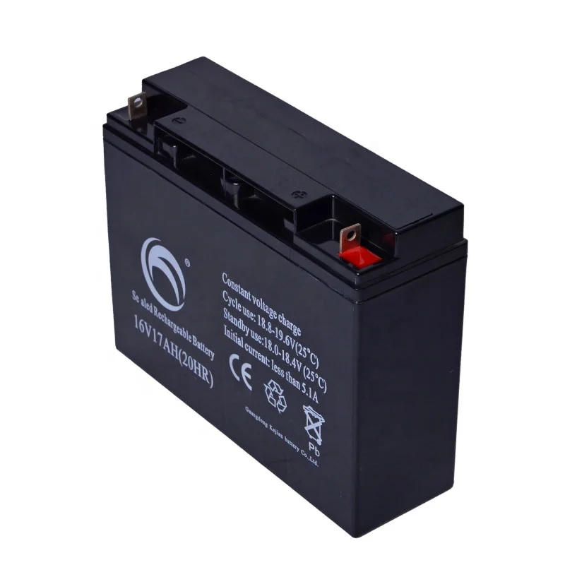 Hot Sale Custom 16V 17AH UPS solar system Prismatic Energy Storage Battery Maintenance-free Sealed AGM Lead Acid Gel Batteries