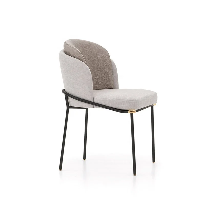 High quality restaurant  dining chair with metal legs china manufacturer