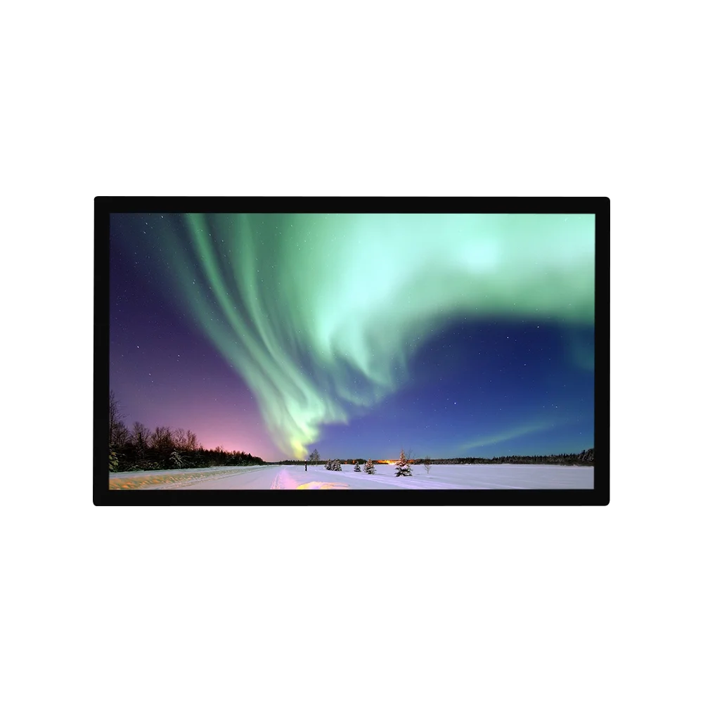 55 inch wall mounted LCD display with android system factory supply large touch panel