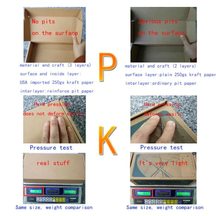 Branded Raw Brown Paper Postage Kraft Paper Eco Friendly Mailing Mailer Shipping Boxes