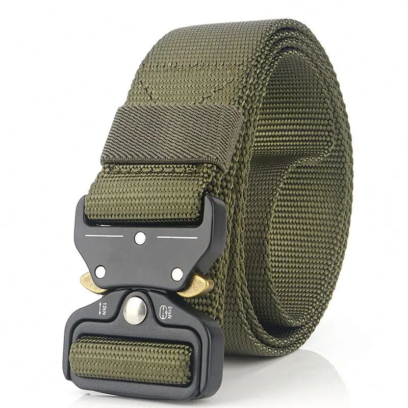 Tactical belt custom Nylon webbing belt nylon for tactical activity