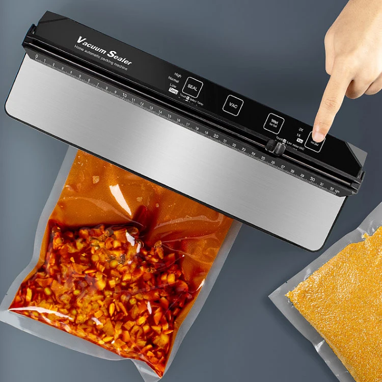 Wallepac High quality vacuum mini commercial portable household fresh meat food plastic bag vacuum sealer machine