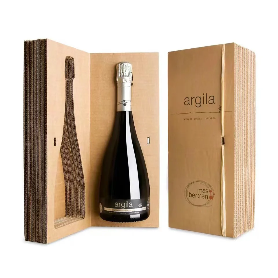 Wine Packaging Box 100% Eco-friendly New Design Alcohol Gift Boxes Packaging Liquor Bottle