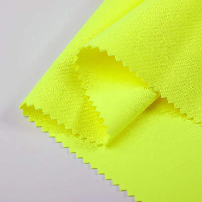 
China Factory 100D Soft shell 4 Way Stretch Fabric Bird Eye Sports Suits Mesh cloth Fabric 