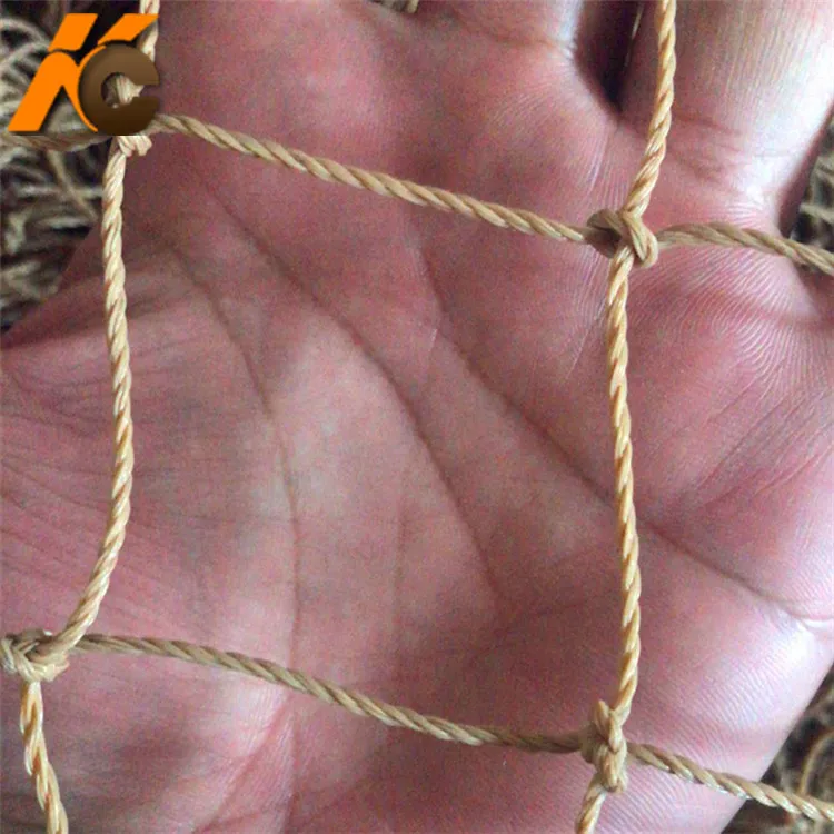 Factory Knotty nylon monofilament  Single wire anti bird net  fish pond  mesh netting