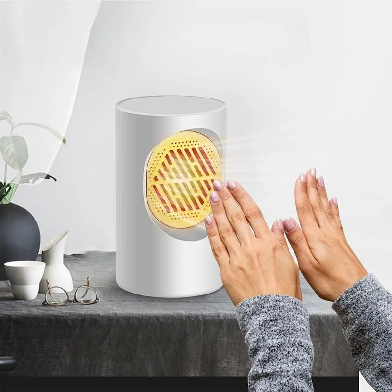 Electric Warm Air Plug Small Mini Portable Smart Lcd Bath Office in Heater for Home Room Floor Standing 220V Energy Saving 400w