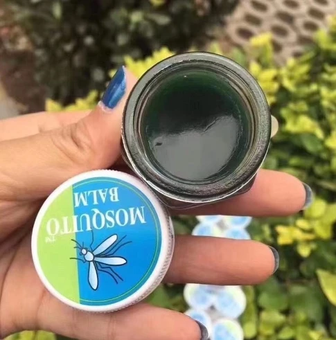 Thai green cream mosquito repellent cream cool oil anti-itch anti-mosquito anti-motion sickness child adult universal
