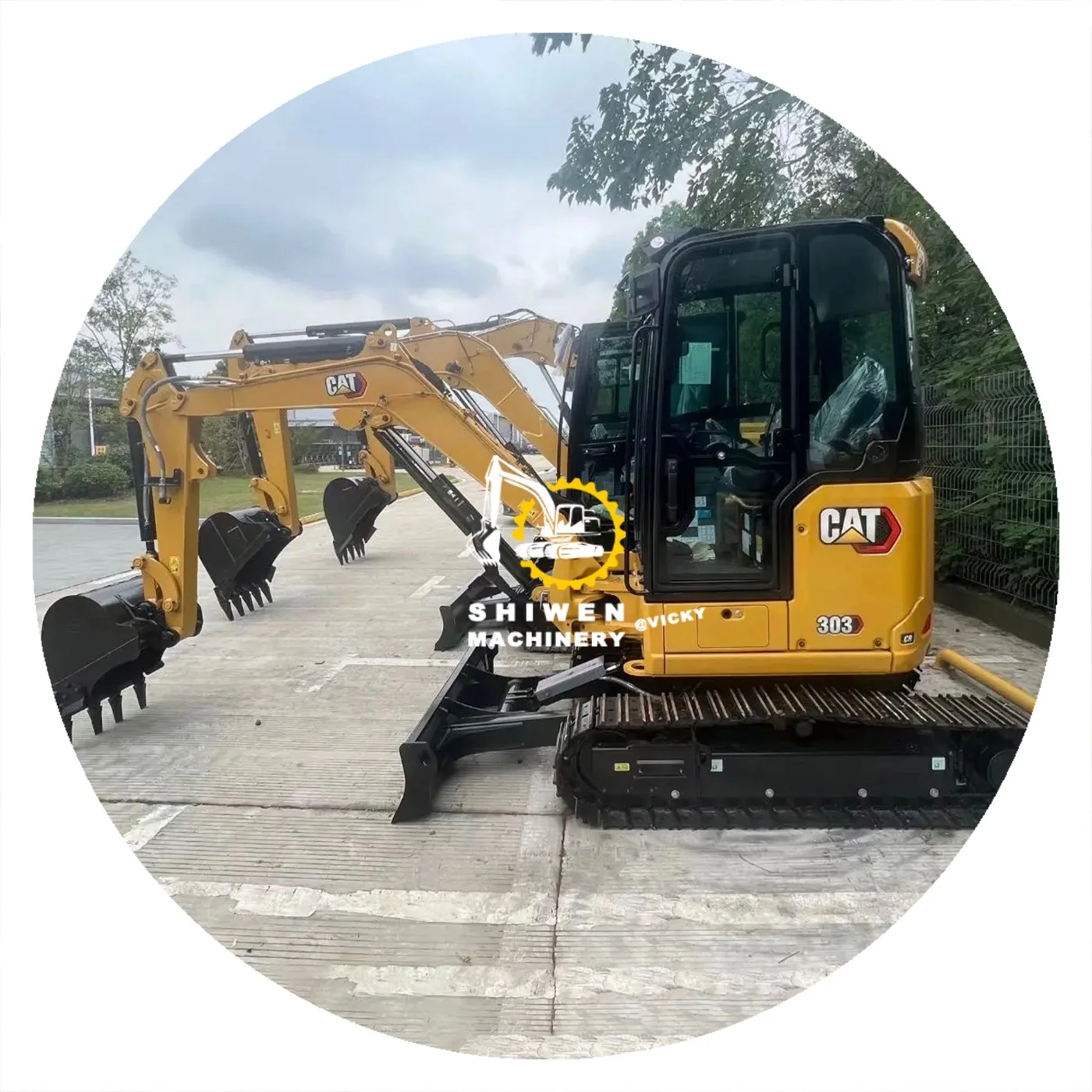 Used CAT excavator 303, CAT 303 303E 303.5E 303.5E2 303.5C 304C 301.5 305.5 306 307 308 excavator, excavadora CAT 303 home use