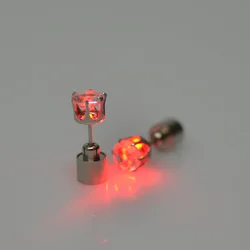 shining earing LED Luminescent Ear Studs for party,light-emitting sweater decoration,Korean Pop Ball Creative Jewelry ear studs