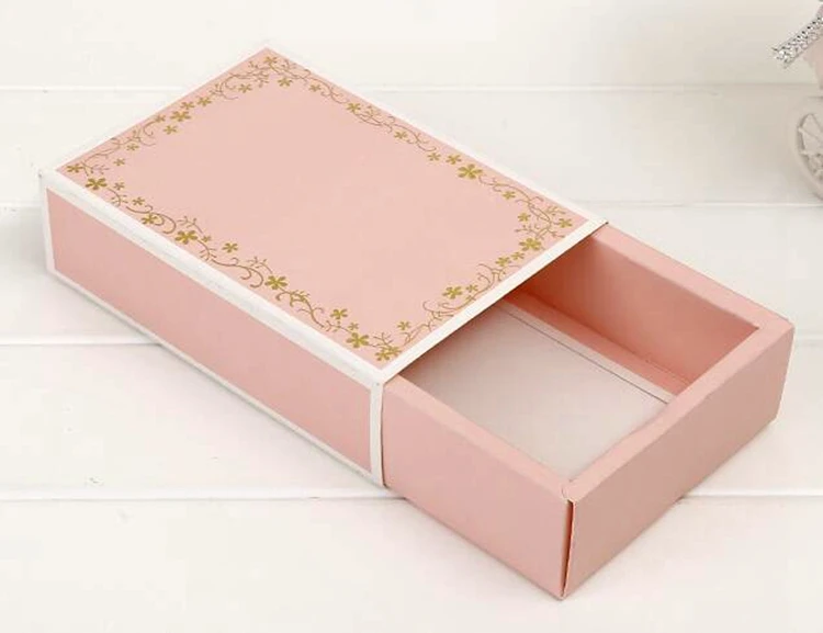 Yilucai Custom Recycle Handmade Soap Packaging Sliding Out Drawer Open Box