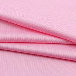 Wholesale 95%Polyester 5%Spandex Solid Fabric For Bows Ready To Ship Bullet Knit Fabric Support White Base Fabric
