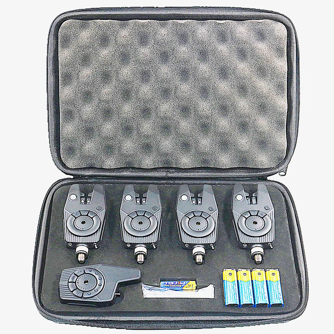 fishing alarm smart waterproof fishing bite alarm JZH-RF1688 4+1 carp fishing bite alarm with CE certificates