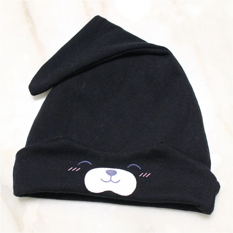Factory custom Wholesale custom plain color organic cotton bamboo baby beanies hats newborn