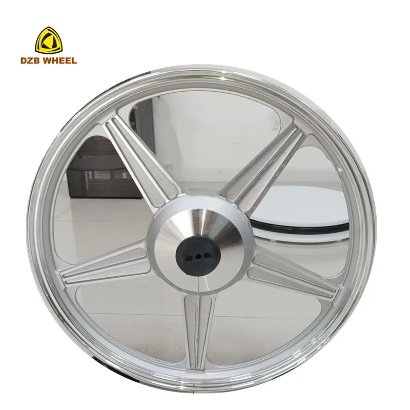 Drum Brake Motorcycle Wheel 1.6*18 Aluminum Car Rims Silver Finish Automobile Rims