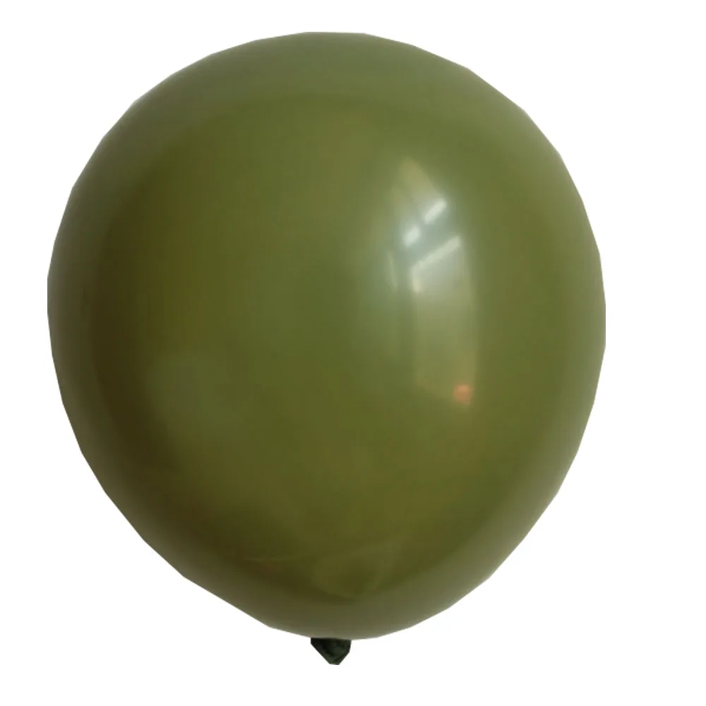 100pcs 10 Inch Retro Latex Balloon for Birthday Wedding Baby Shower Anniversary Jungle Party Decoration  Garland Kit