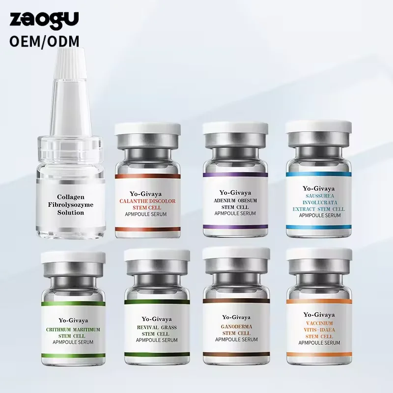 Plant Extract Whitening Freckle Removal Facial Ampoule Serum Hyaluronic Acid Niacinamide Natural Liquid Ampule Skin Care Serum