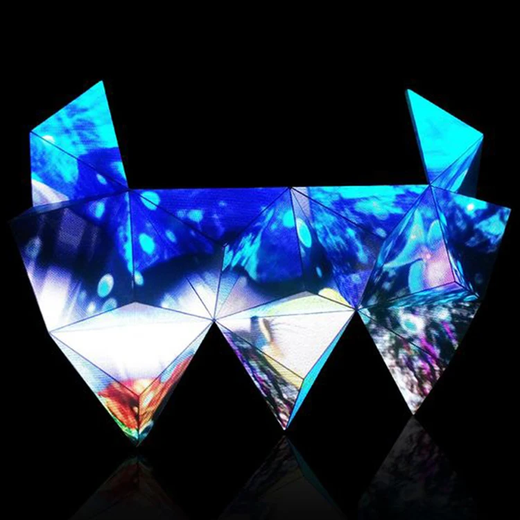 Metal Pro Custom Curved Folding Small LED Pixel Dj Booth System  For Sale