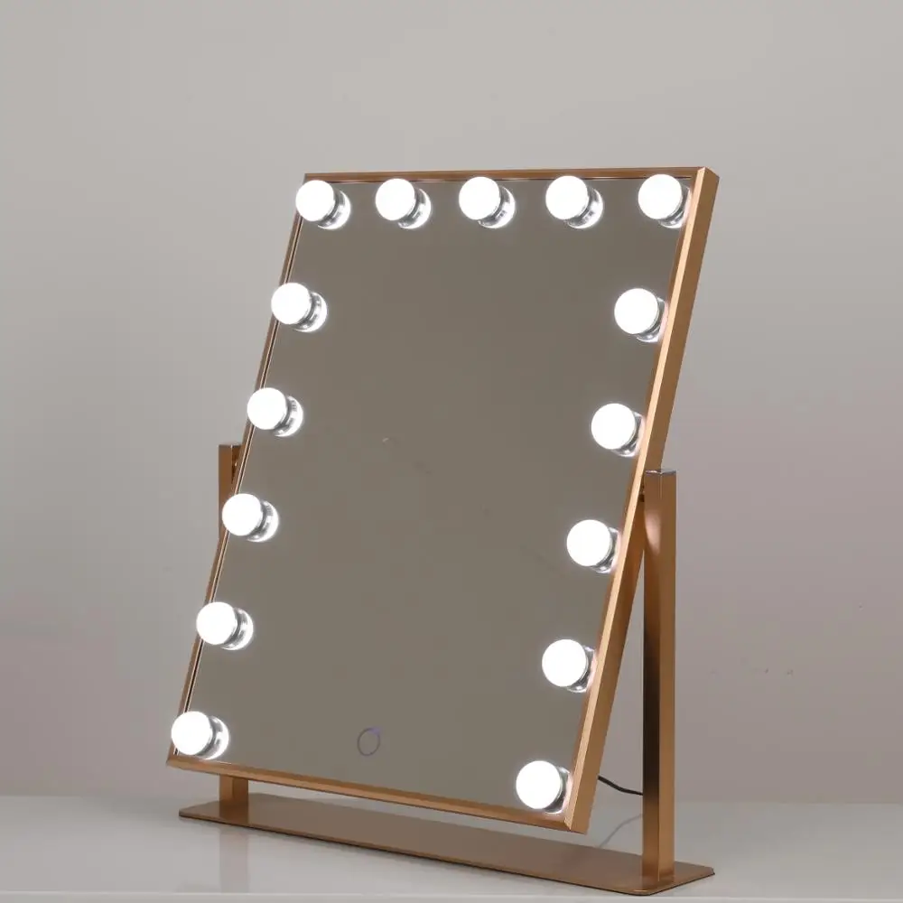 
Mini Desktop Hollywood Mirror with Bluetooth Speakers in New Style 